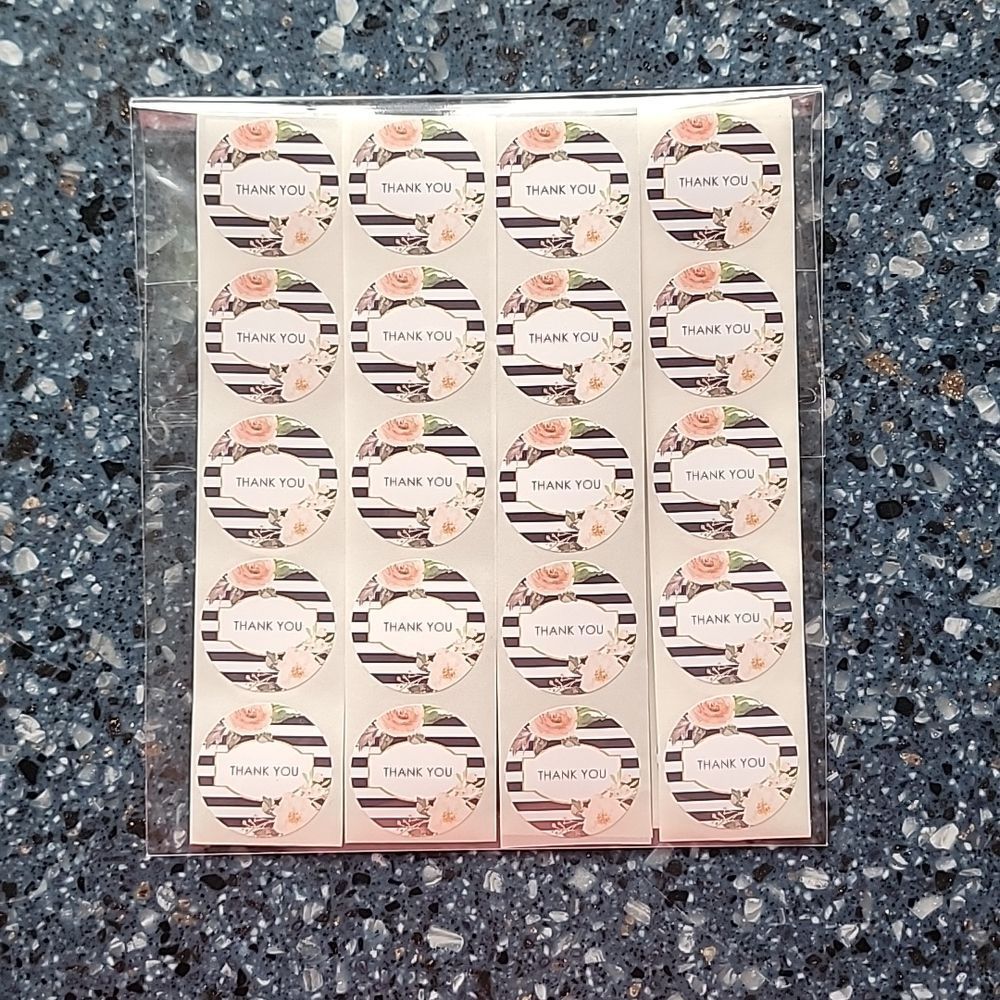 Thank You Shipping Stickers 50 New